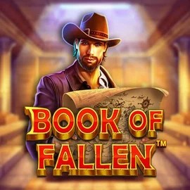 Book Of Fallen online game logo by Pragmatic Play on stakes-casino.eu.com