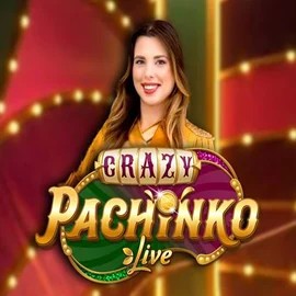 Official Live Casino logo: Crazy Pachinko by Evolution at Stake Casino