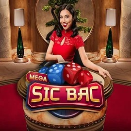 Mega Sic Bac online game logo by Pragmatic Play on stakes-casino.eu.com