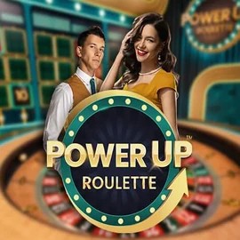 PowerUP Roulette slot visual from Pragmatic Play available on stakes-casino.eu.com
